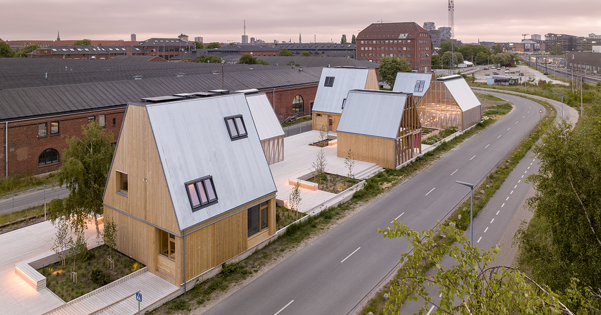 Modern housing estate