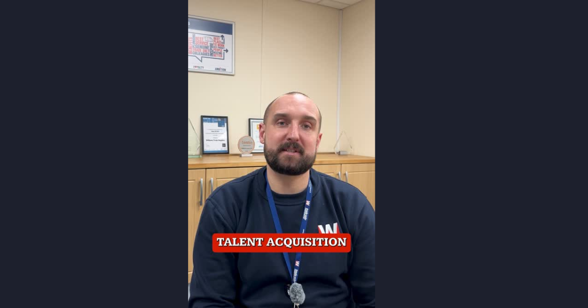 Charlie, who is Talent Aquisition and HR Advisor at Williams.